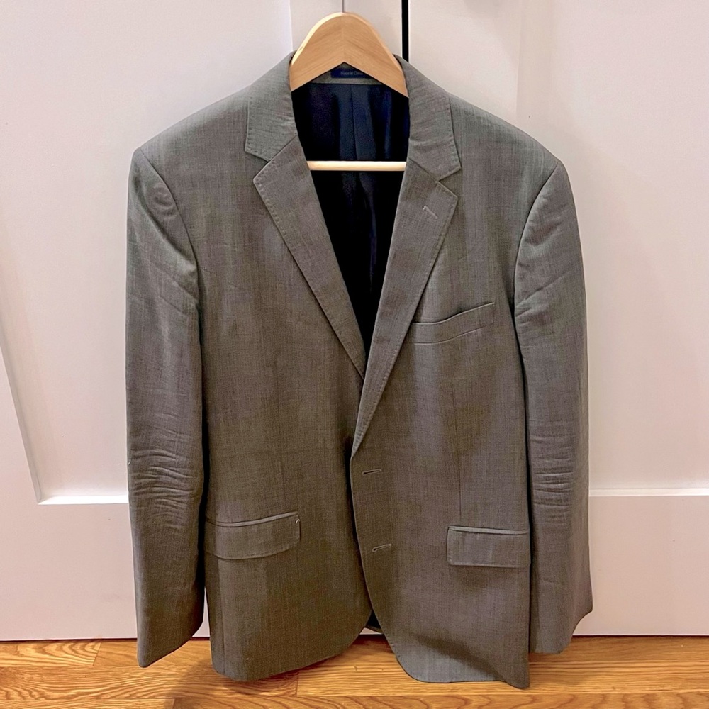 Bonobos Men’s Grey Wool Blazer Sports Jacket 40R